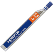 STAEDTLER MINAS 250 MARS MICRO CARBON 0.5mm 2B 12-PACK 25005-2B